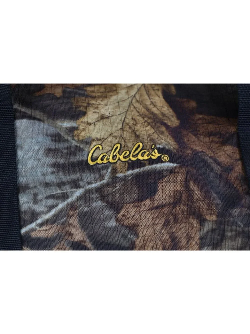 Vtg 90s Y2K Cabelas Ripstop Camouflage Handled Duffel Bag Carry On Ammo Bag